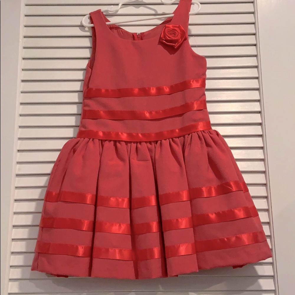 Adorable red dress from Bonnie jean